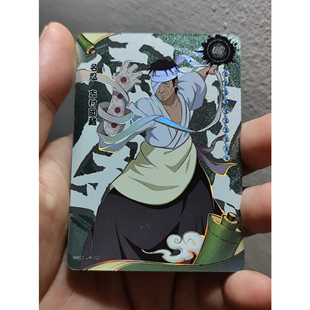 Danzo UR Kayou การ์ดนารูโตะอย่างเป็นทางการ TCG NRCC-UR-022 + ปลอกแขน
