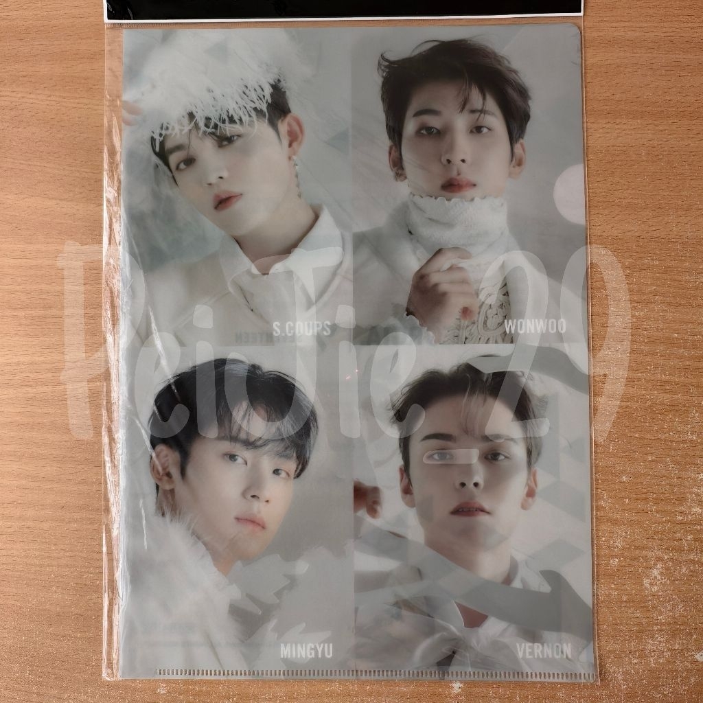 SEVENTEEN Georgia A4 Clear File ทีมฮิปฮอป