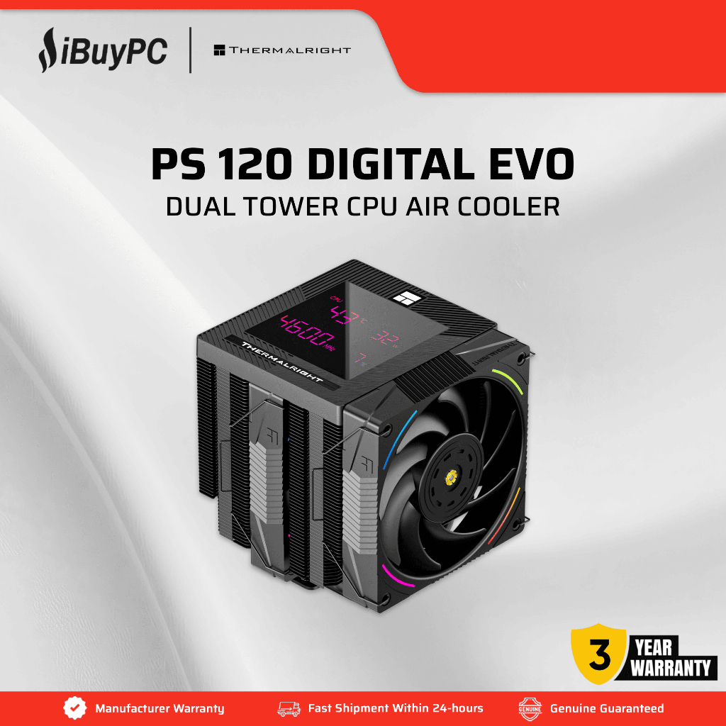 THERMALARIGHT Phantom Spirit 120 Digital Evo Dual Tower CPU Air Cooler