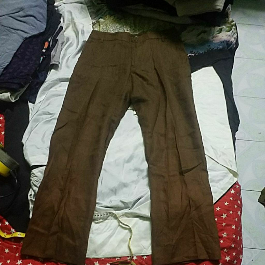 MAXMARA WEEKEND LINE MADE IN ITALY LINEN PANT ขนาด 29x36 นิ้ว