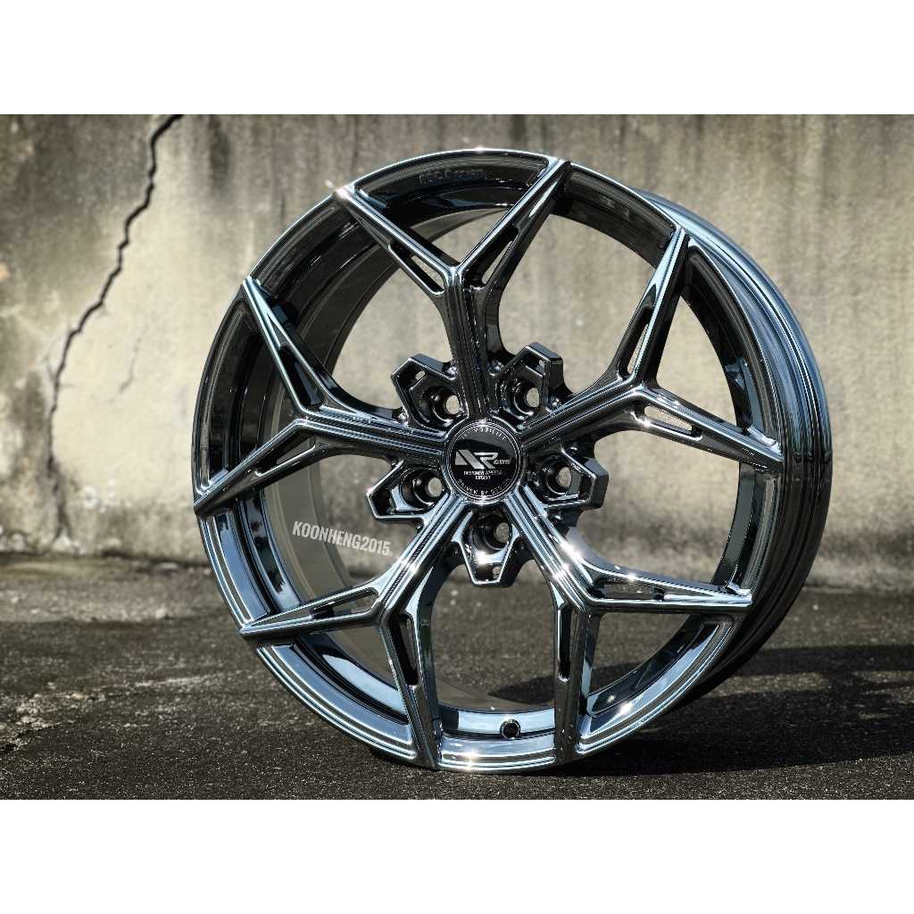 รถใหม่ Sport Rim Flow Forming 361Mobilife ล้อ 17x7.5J 5x113 ET38 สีดํา Chrome -