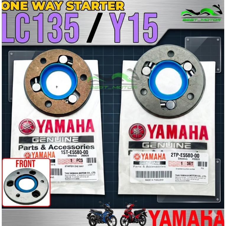 STARTER ONE WAY YAMAHA LC135 V1 - V6 / LC135 4S / Y15 V1 V2 / R15 / R 15 YAMAHA / BEARING RACING