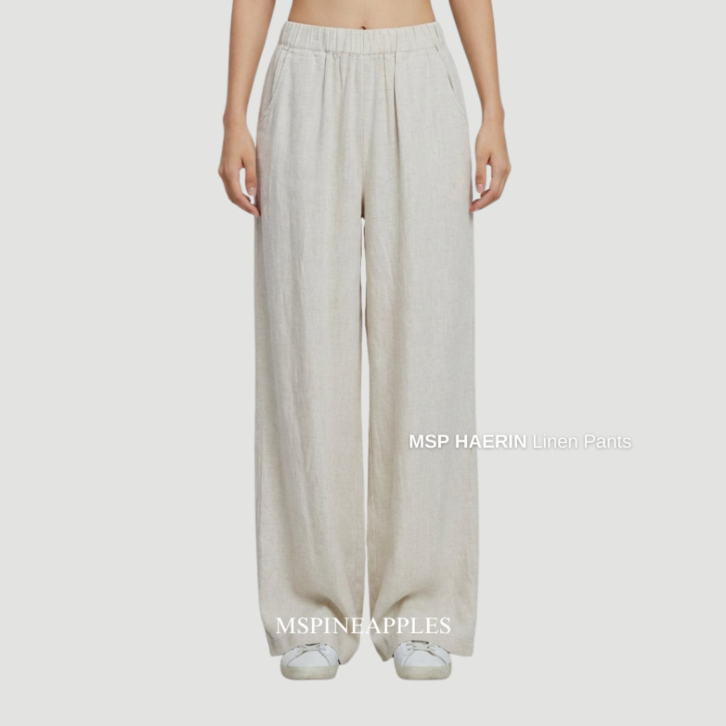 กางเกง MSP HAERIN LINEN PALAZZO