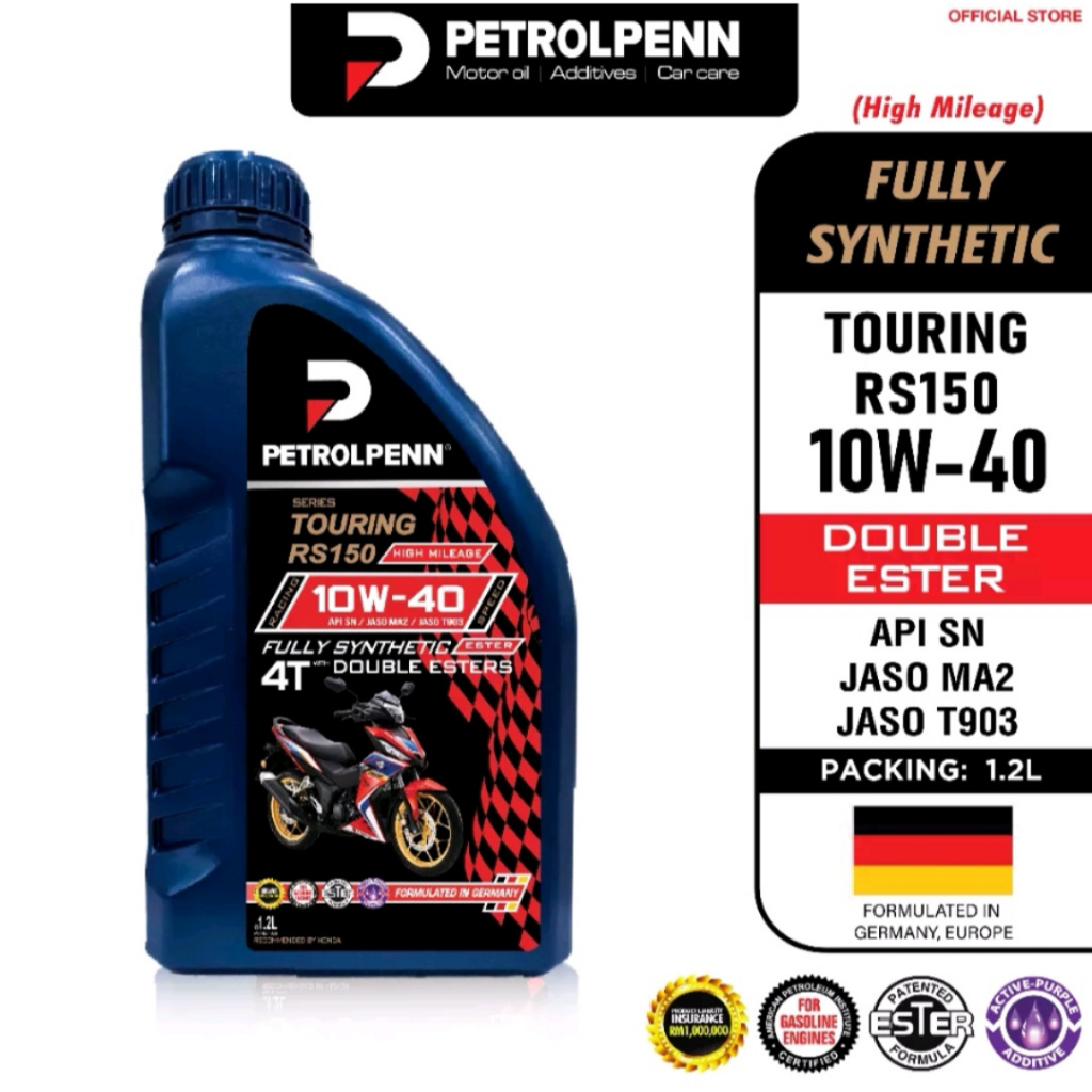 PETROLPENN ENGINE OIL RS150 Fully Synthetic Double Ester , Pao / Semi Synthetic Ester /