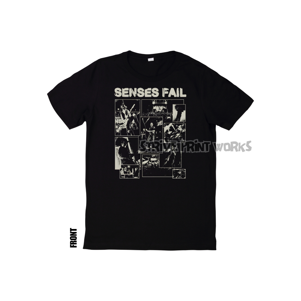 Baju Band Senses Fail Live เสื้อยืด Unisex (200gsm)