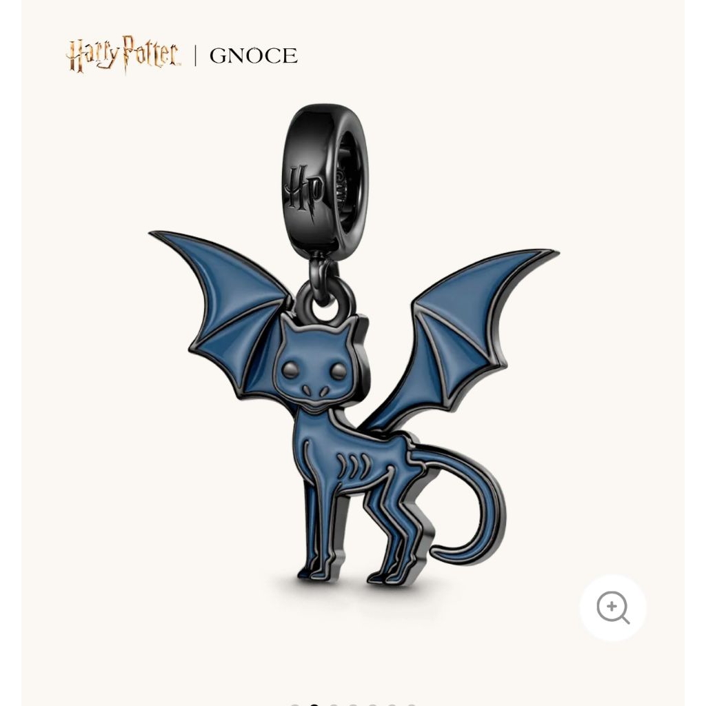 Gnoce Harry Potter Thestral Winged Skeletal Horse Pendant Dangle Charm