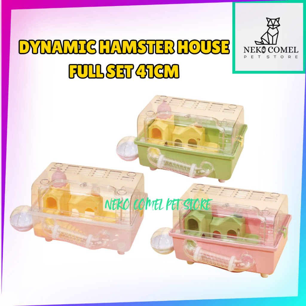 Dynamic Hamster House Full Set 41cm / Rumah Hamster & Small Animal