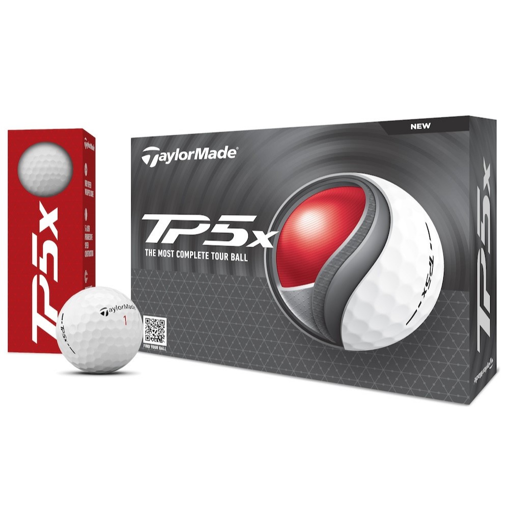 TaylorMade 24 TP5X - สีขาว / TP5X PIX Golf Ball