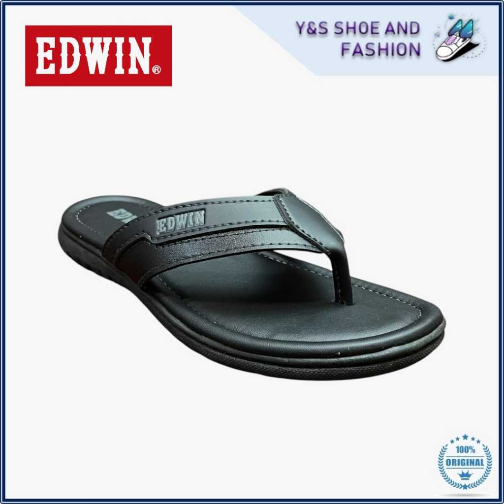 Edwin Comfort Men Soft Sandal E10801 รองเท้าแตะ Raya Edwin E10801