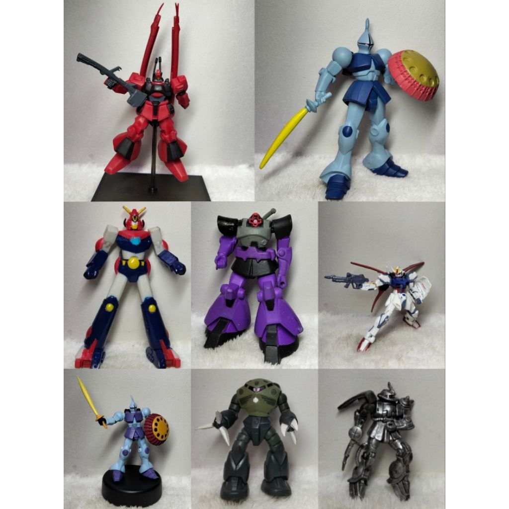 Preloved มินิฟิกเกอร์ mf43 RMS-099B YMS-15 COMBATLER V MS-09R YMS-15 MSM-07 ZAKU LL ALIE STRIKE GUND