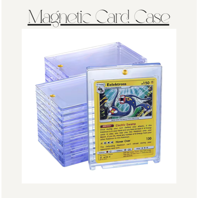 Magnetic Card Holder 35PT/55PT/75PT/130PT One Touch Magnetic Card Case MTG/Pokemon /Yu-Gi-Oh/Digimon