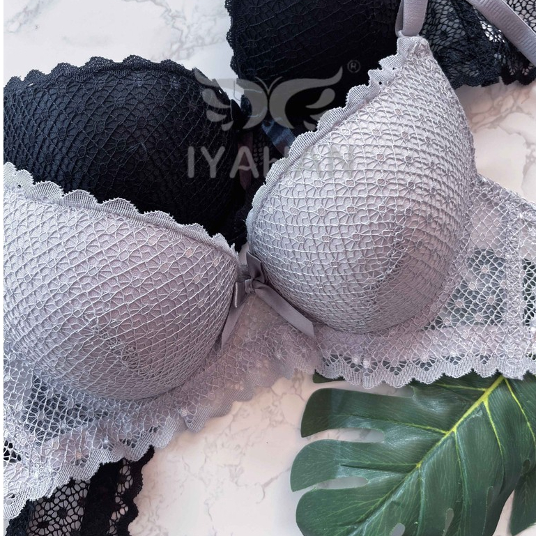 IAYAHAN Lace Lifting Bra B Cup 34–40 Elegant Push-Up Support