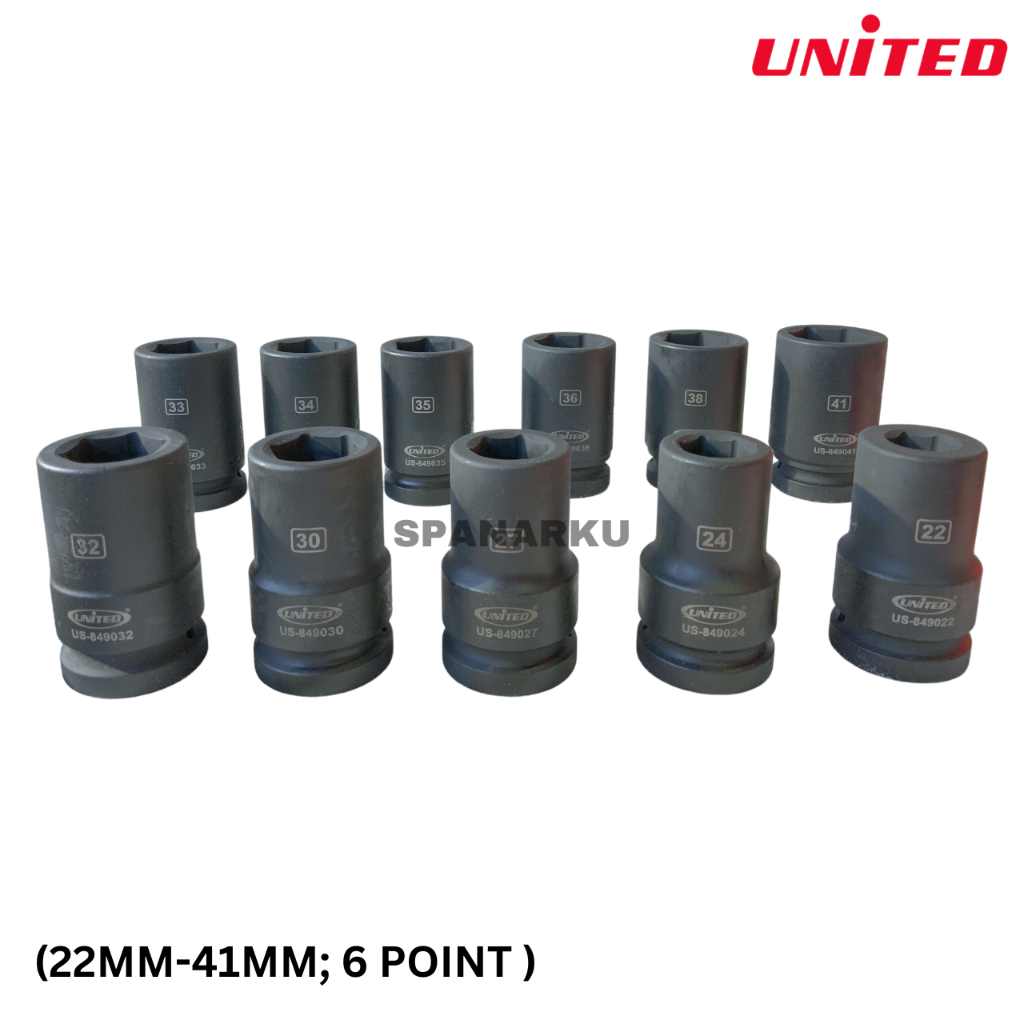 ซ็อกเก็ต IMPACT 1" 6PT (22MM - 41MM)