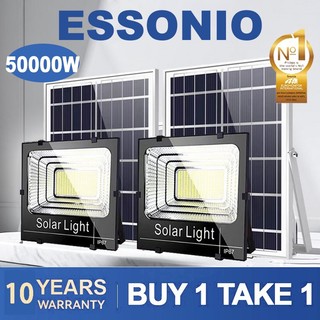 ESSONIO 50000W Lampu Solar Light Outdoor Waterproof BUY 1 TAKE 1 Solar Sportlight Solar Light Panel LED 99X BrightMAX