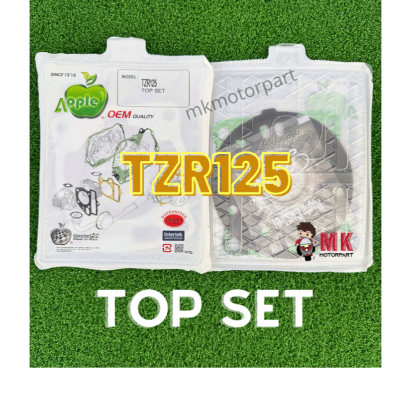 TOP SET Yamaha TZR125 [ ฝาสูบ 2RH-11181 / เสื้อสูบ 2RH-113151 / 3PA-113151 ] ปะเก็น Apple