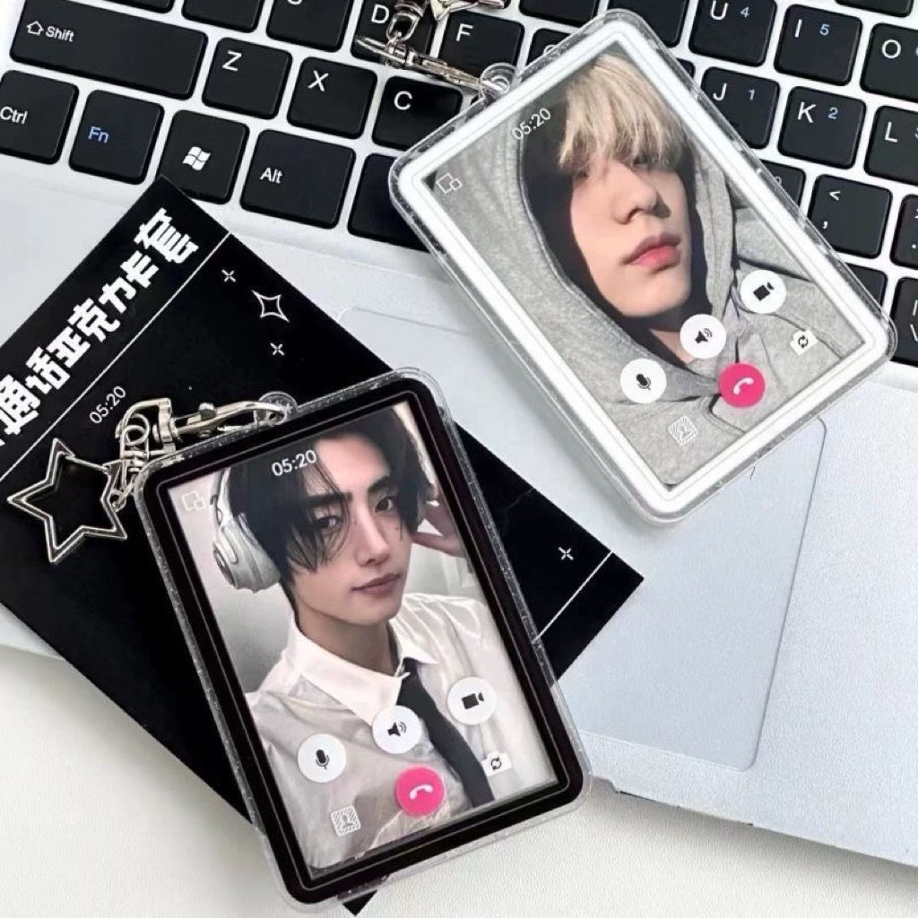 Video Call Arcylic Photocard Holder 视通压克力卡套小卡挂件