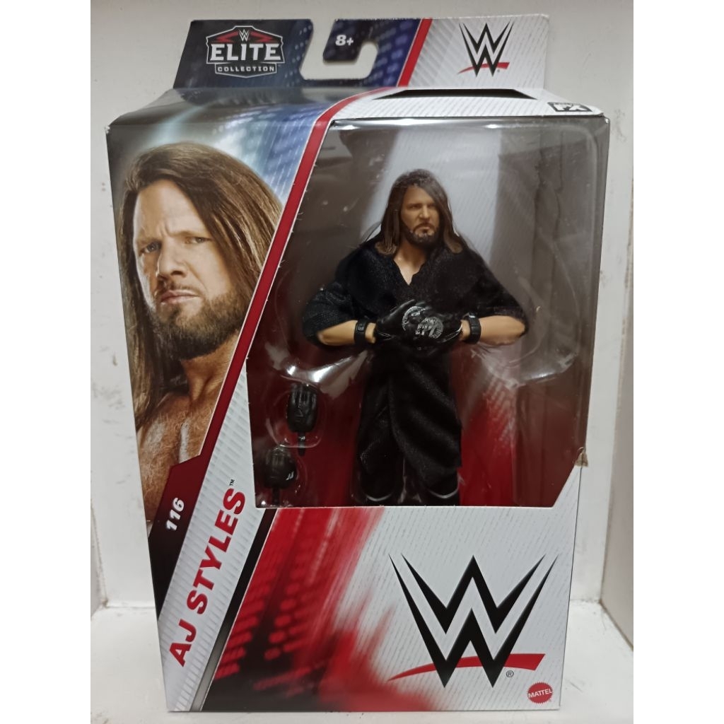 Mattel WWE Elite 116 AJ Styles แอ็คชั่นฟิกเกอร์มวยปล้ํา