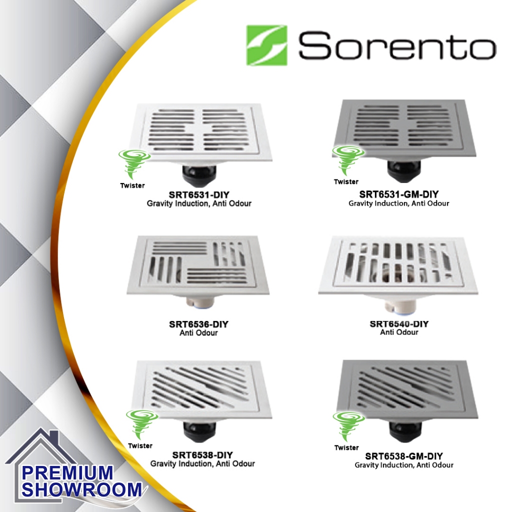 SORENTO ดักยุง Anti Odor 15 x15 ซม. SRT6531-DIY/SRT6538-DIY/SRT6536-DIY/SRT6540-DIY/SRT6531-GM-DIY/D