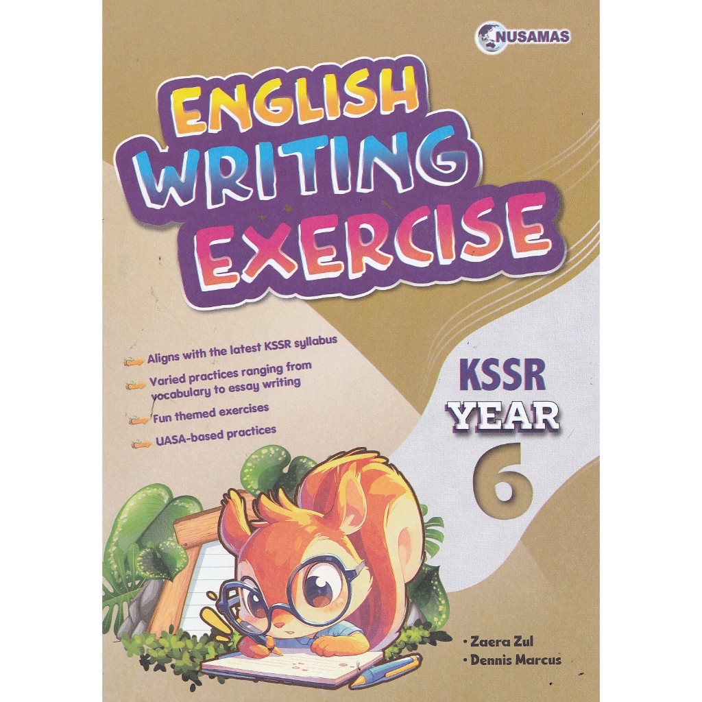 ENGLISH WRITING EXERCISE STD 6 (2026)