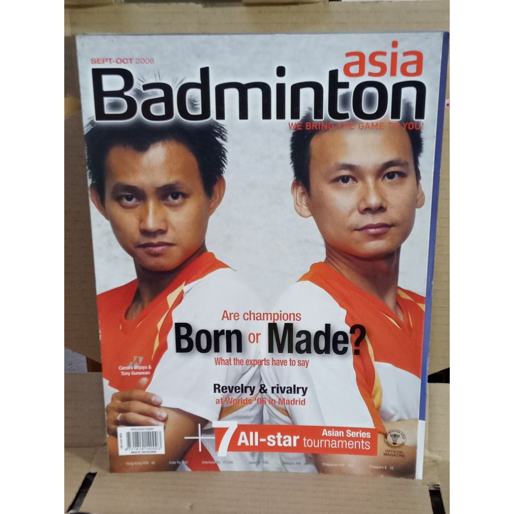 นิตยสารแบดมินตัน Majalah Asia 4 ชิ้น