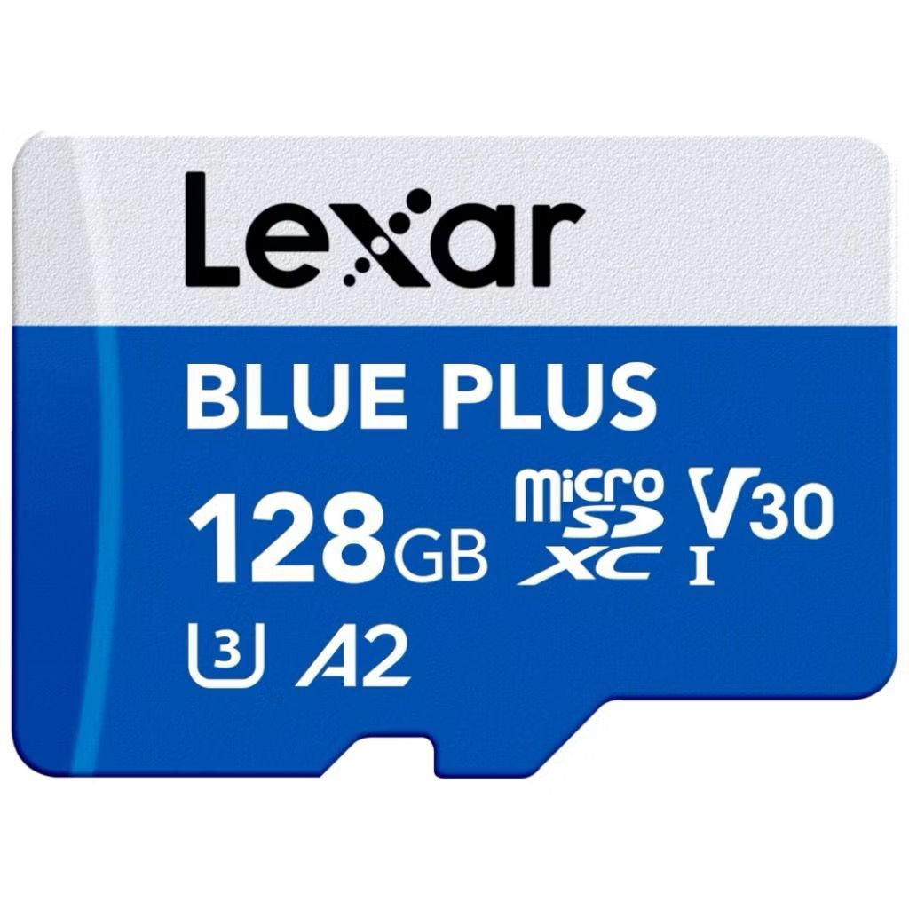 Lexar MicroSD การ์ดหน่วยความจํา SD ประสิทธิภาพสูง 633x / Blue Plus UHS-I (128GB/64GB/32GB) Micro SD 