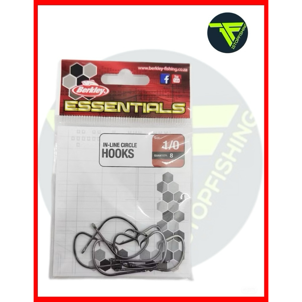 HOOK, BERKLEY ESSENTIALS IN-LINE CIRCLE HOOK