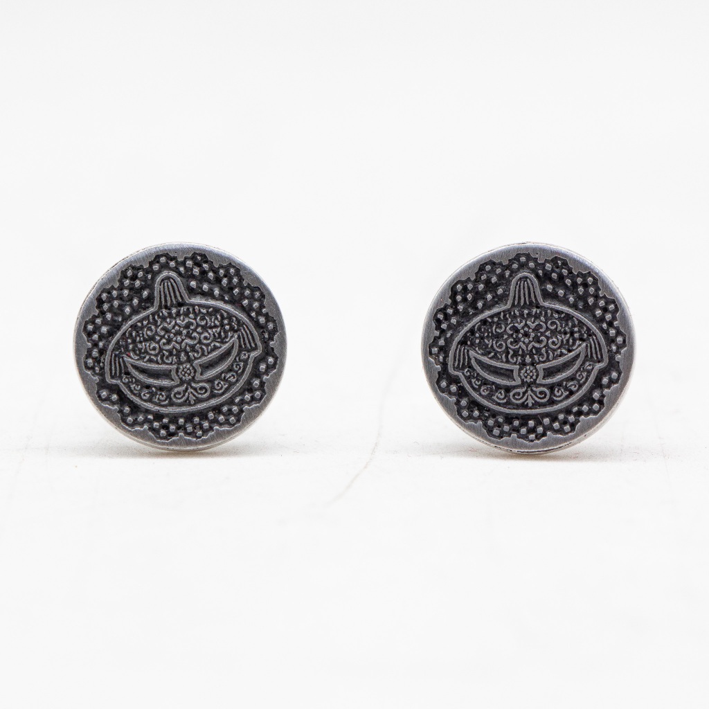 KL Pewter [1065] Wau Bulan Cufflink