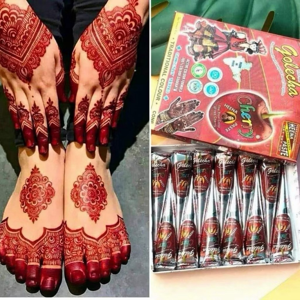 INAI GOLECHA CHERRY HENNA PASTE RED / MAARRON