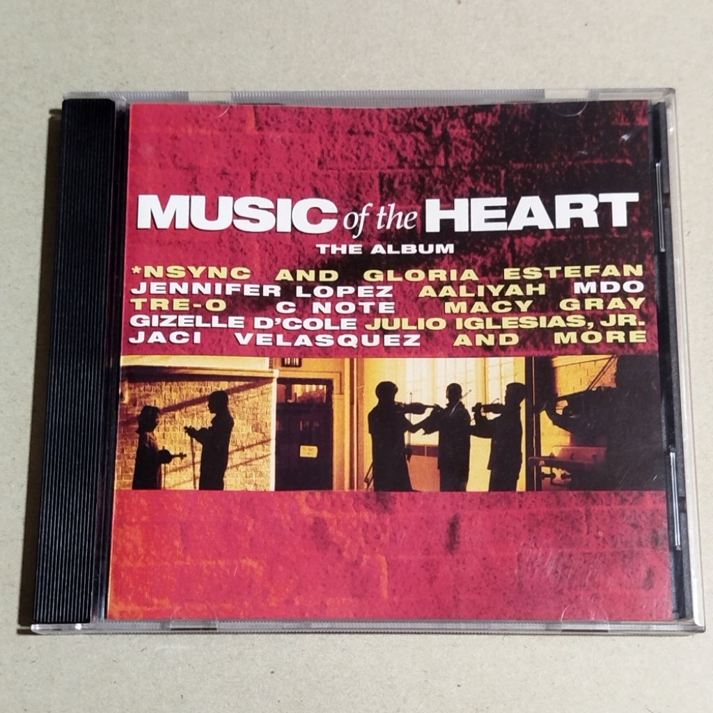 ใช้ Cd Music of the Heart NSYNC และ GLORIA ESTEFAN JENNIFER LOPEZ AALIYAH MDO TRE-O MACY GREY GIZELL