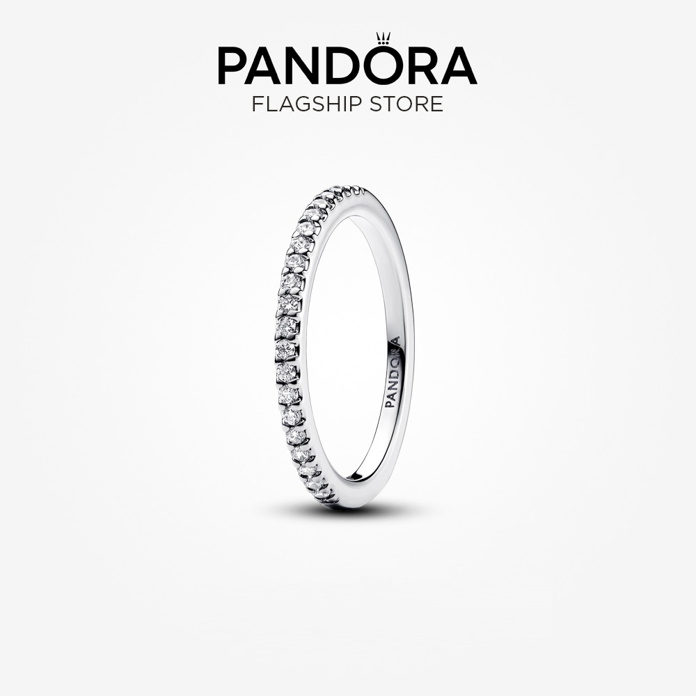 ของแท้ 100% แหวนวงแหวนระยิบระยับ Pandora Rings