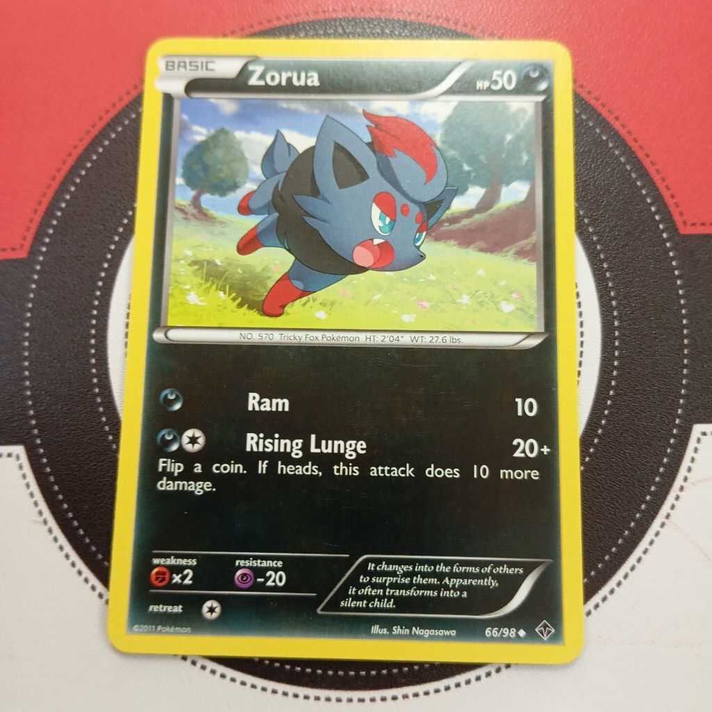 Pokemon TCG - Zorua 66/98 - พลังฉุกเฉิน (Uncommon)