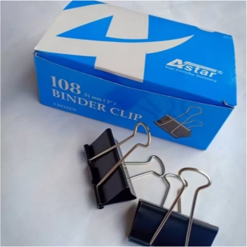Stok Sedia Klip Binder Astar /Astar Binder Clip