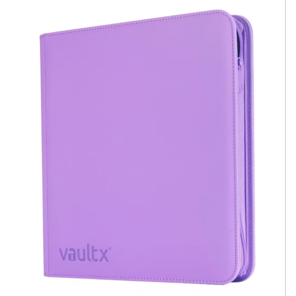 Vault X 12 Pocket Trading Card Zip Binder, 480 ใบ, วัสดุอัลบั้ม Exo-Tec พรีเมี่ยม, หน้าโหลดด้านข้าง 20 หน้า, โฟลเดอร์, TCG