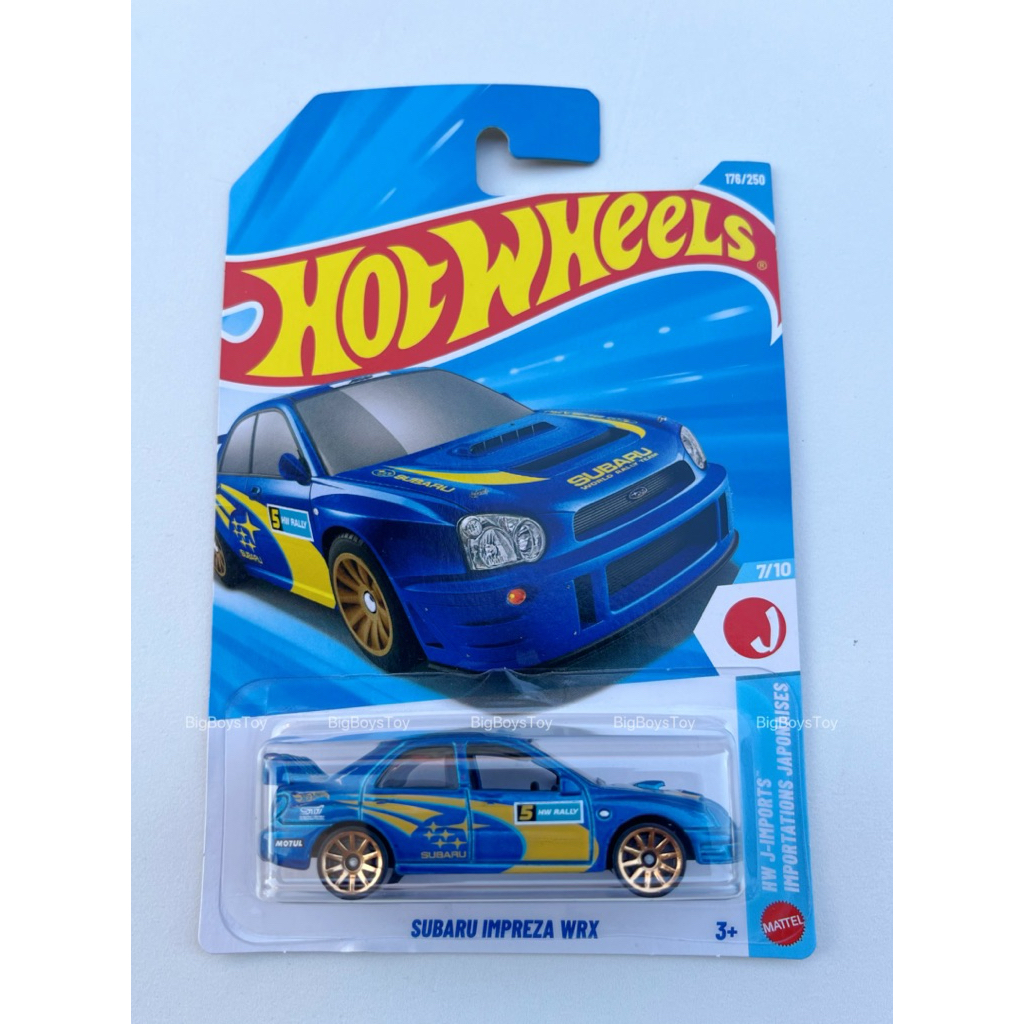 Hot Wheels Subaru Impreza WRX (Blue) – 2026 HW J-Imports 7/10 [176/250] JDM Icon
