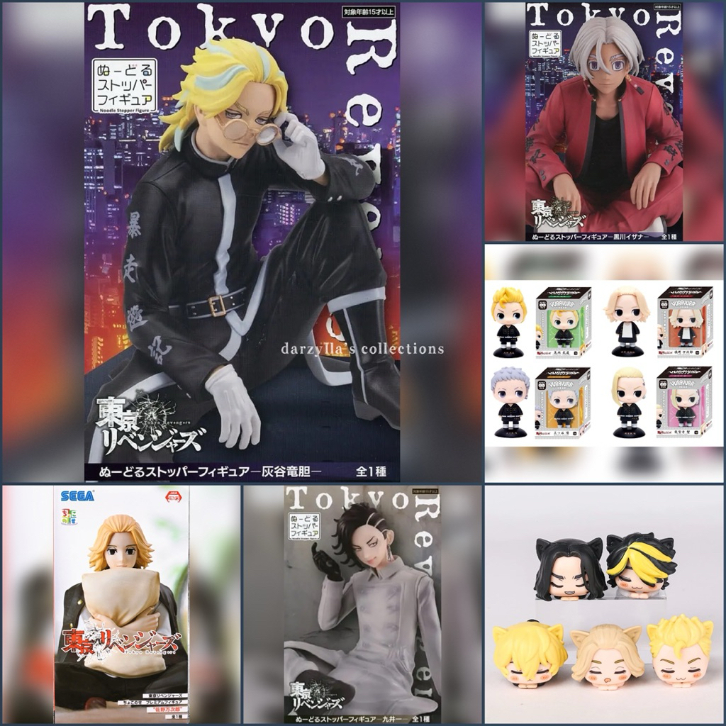 FURYU Tokyo Revengers ก๋วยเตี๋ยว Stopper รูป Takemichi Mikey รูป Tokyo Manji Baji Izana Kokonoi Haitani Rindo รูป