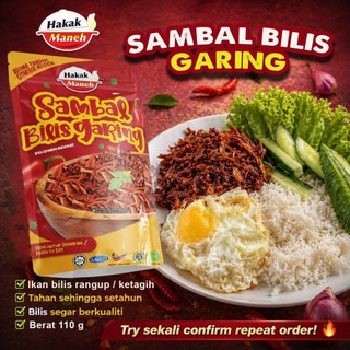 Sambal Bilis Garing ketagih rangup cruncyh murah instant food pek travel mini viral