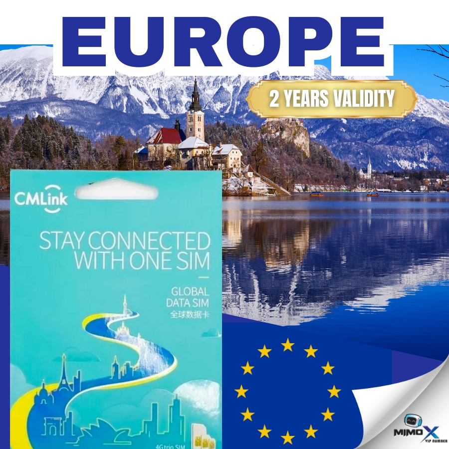 🔥 CMLink Europe l Travel Data SIM | ซิมเน็ตทั่วโลก | ไม่มีข้อมูลเลขเท่านั้น | ความวาลิตี้ 2 ปี | ซิม