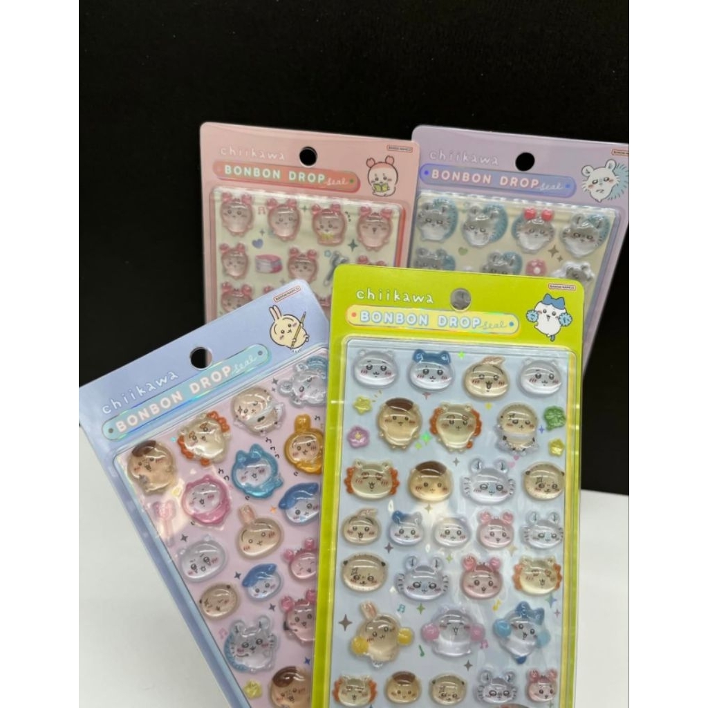 Chikawa Bon Bon Drop สติกเกอร์ Pelekat Comel Kartun 3D Kalis Air