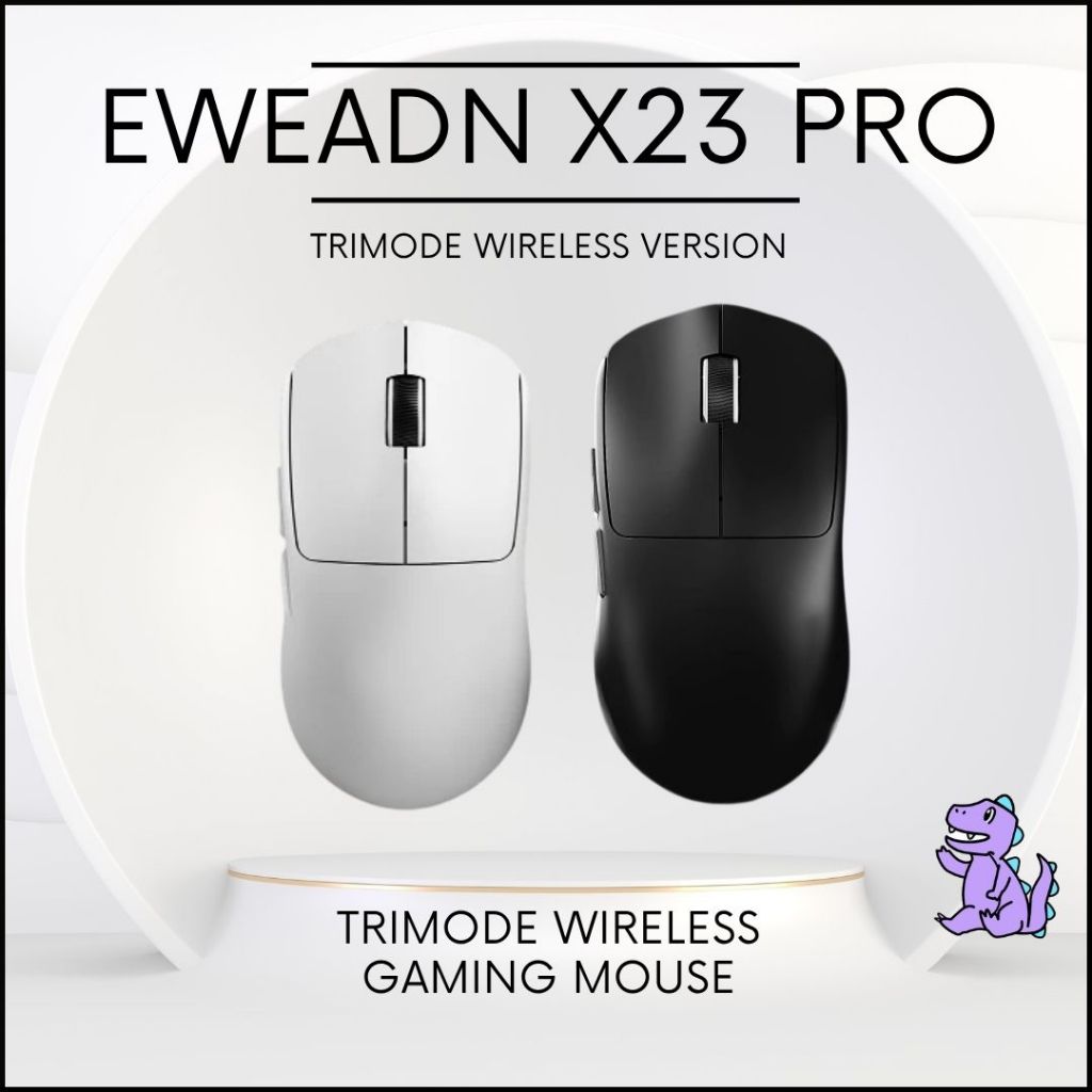 EWEADN X23 Pro Gaming Mouse PAW3311 Sensor 59g น้ําหนักเบา 1ms RGB ไร้สายบลูทูธ Tri Mode