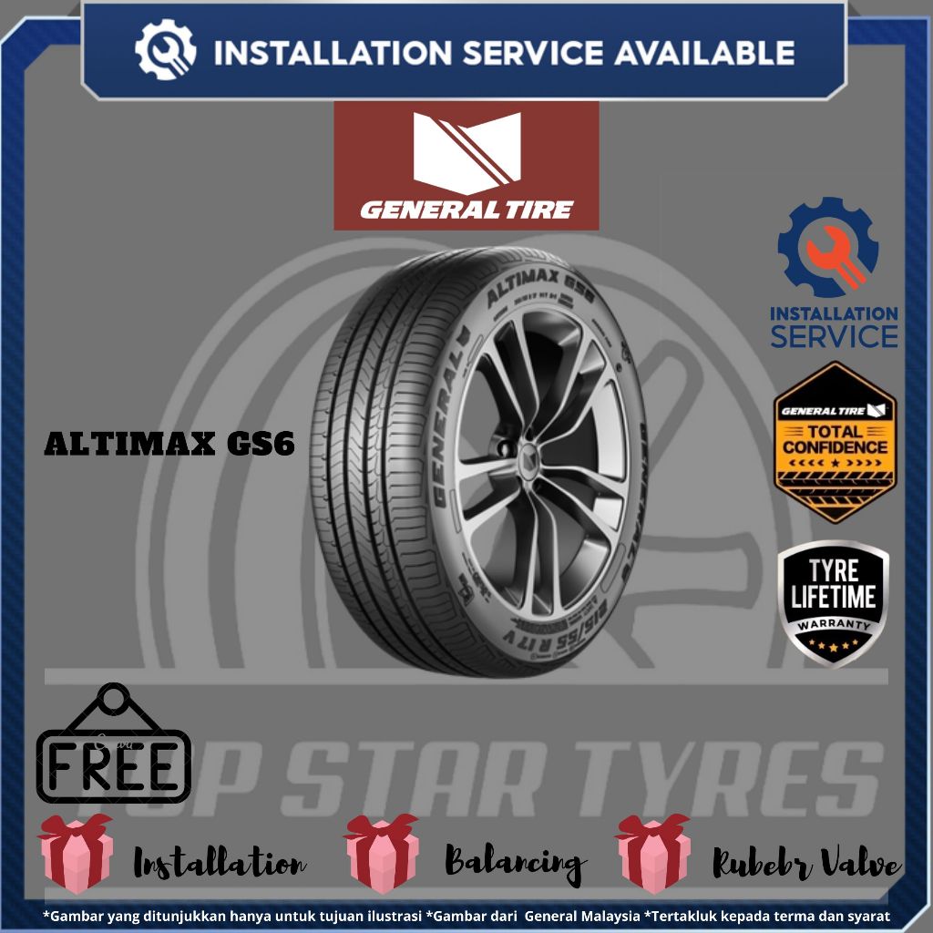 [ติดตั้งให้] 215/50R17 GS6 Altimax ทั่วไป