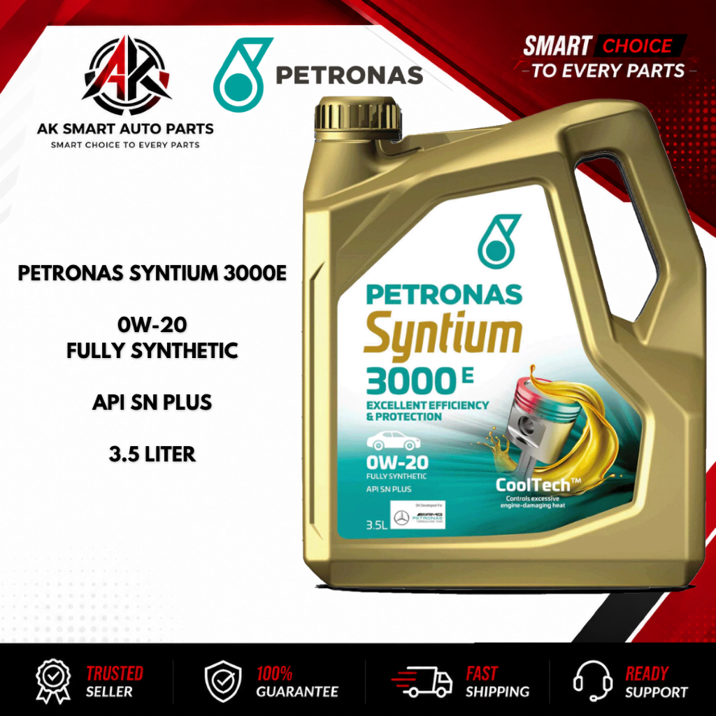 PETRONAS SYNTIUM 3000 0W-20 FULLY SYNTHETIC ENGINE OIL 3.5LITER
