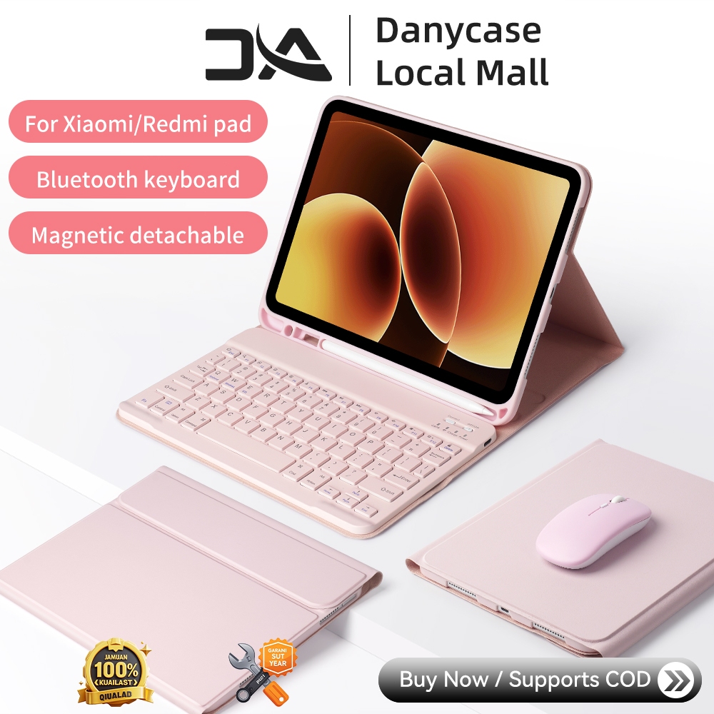 Danycase ที่ถอดออกได้สีคีย์บอร์ดเมาส์สําหรับ Mipad 7/7 pro Poco X1 Redmi Pad 2 Mipad 6/6 Pro MiPad 5