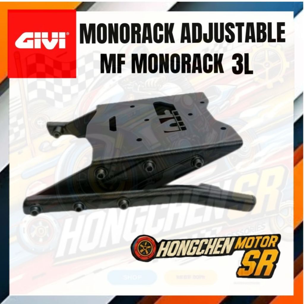 * GIVI RACK MONCONK ADJUSTABLE MF RACK EGO VARIO160 RS150 RSX150 Y16ZR LC135 V2 V3 V4 V5 V6 V7 V8 Y1