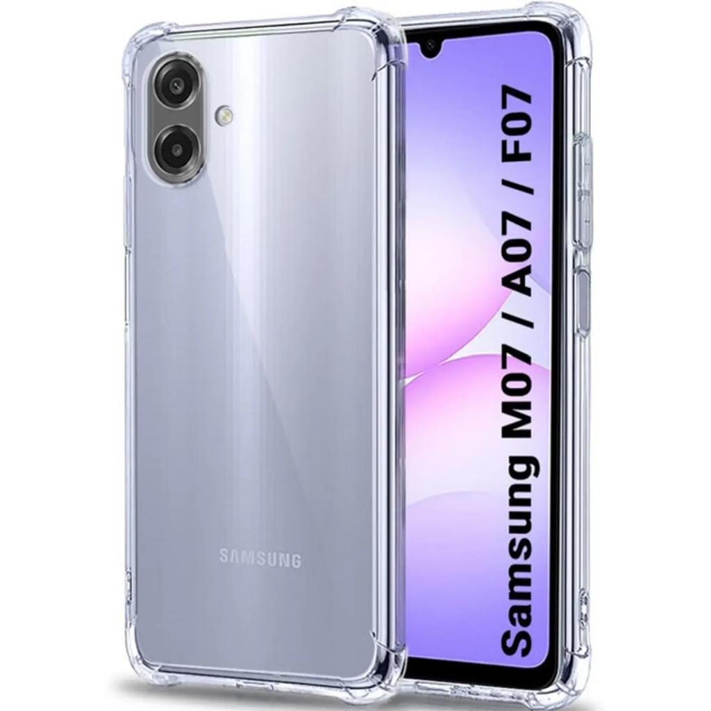 ฝาครอบกันชนแบบนุ่มใสสําหรับ Samsung Galaxy A07 A06 A08 5G 4G
