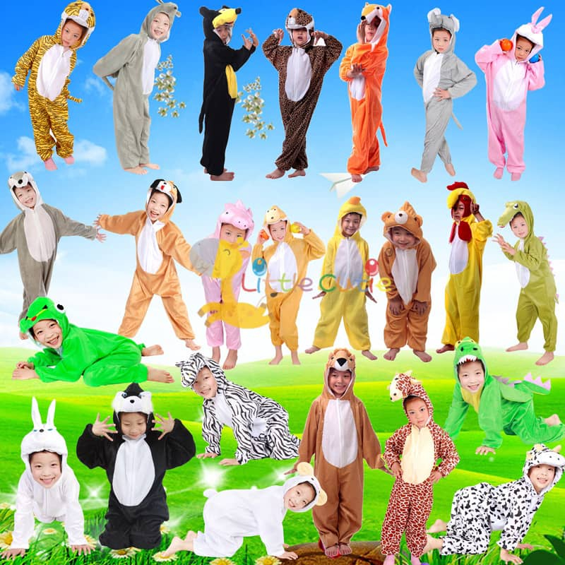PAH 2 วันเด็กคอสเพลย์ Jumpsuit สัตว์เครื่องแต่งกายเด็ก Roleplay วันเกิด Party Stage Show Performance