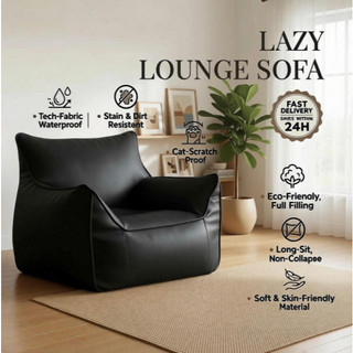 [New style] Lazy sofa Tatami floor small sofa Single Chair technology cloth small apartment rental bedroom sofa懒人沙发