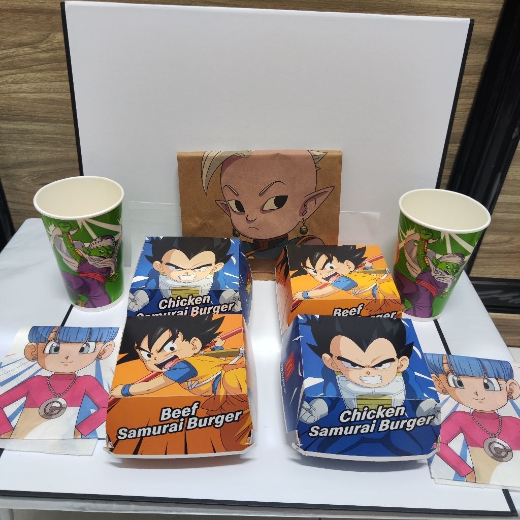 ชุดบรรจุภัณฑ์ McDonald x Dragon ball