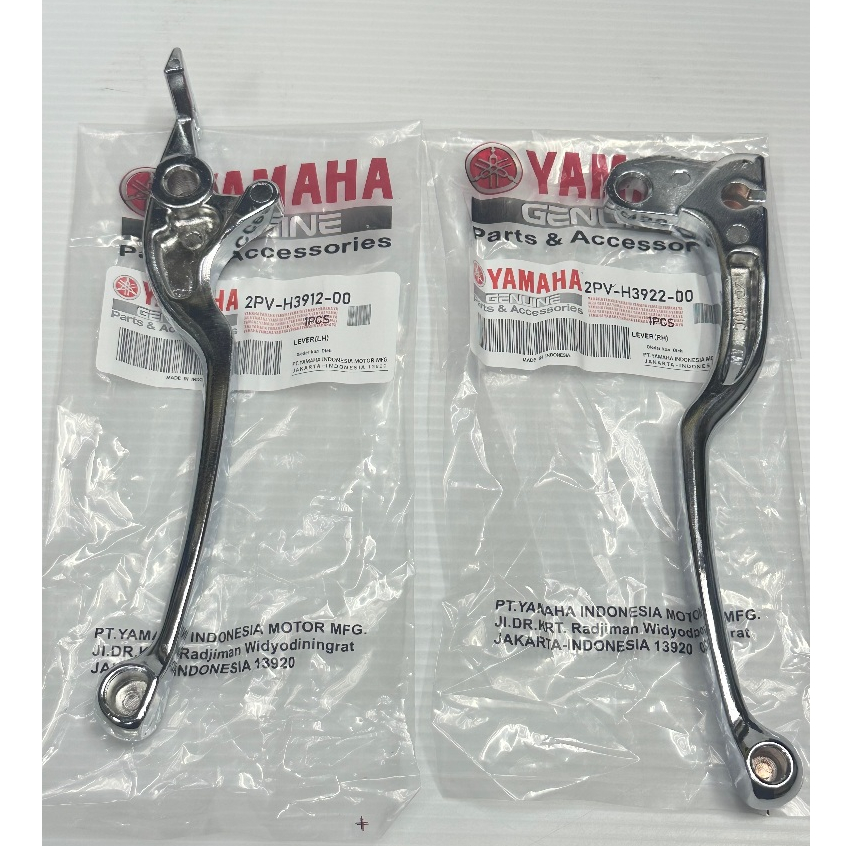 YAMAHA Y15ZR / Y16 / LC145 / BRAKE CLUTCH LEVER SET [SILVER] (2PV-H3912-00) (2PV-H3922-00)