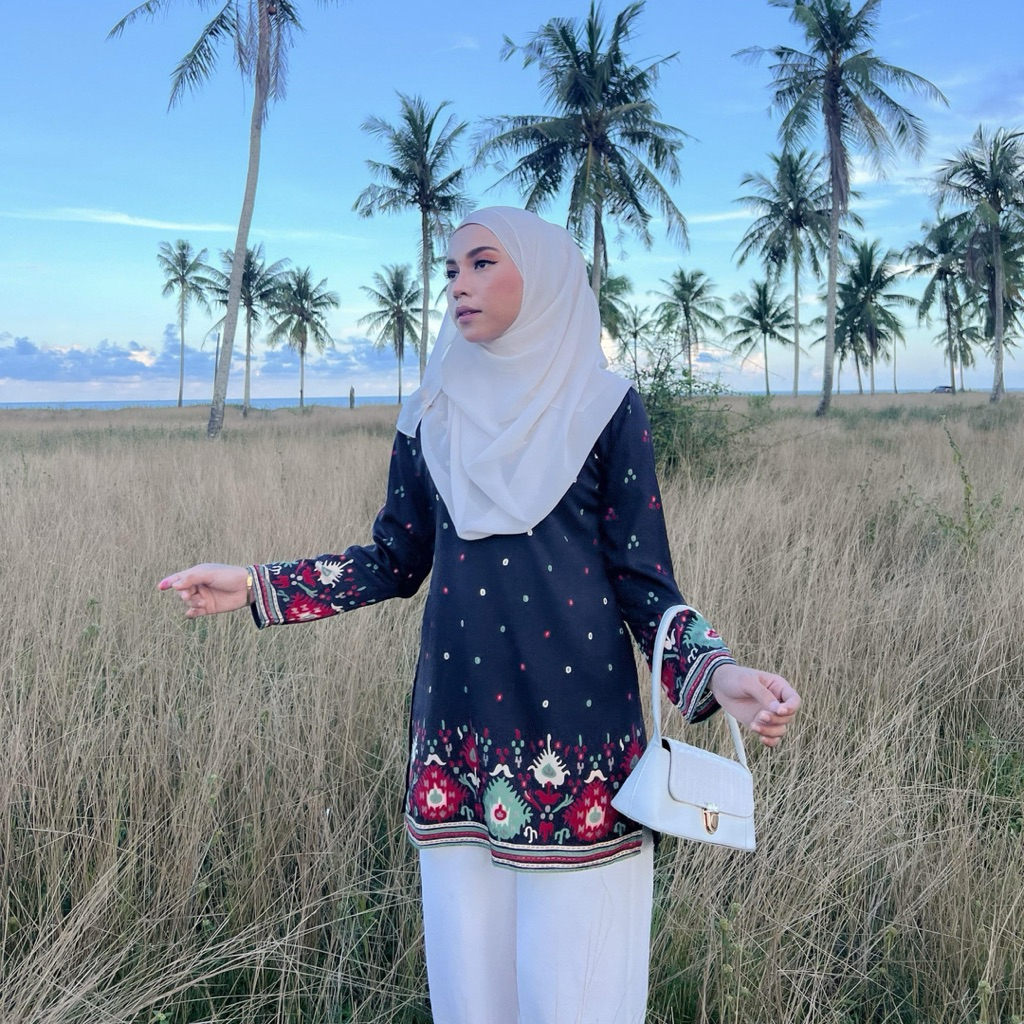BLOUSE KURTI CREP PENDEK
