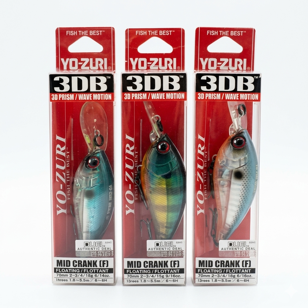 YO-ZURI 3DB MID CRANK R1106 70mm 16g Lure